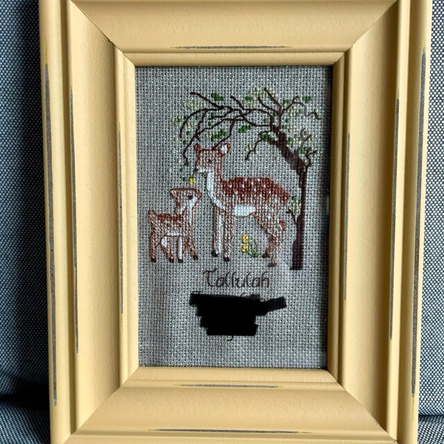 Alisa Needlecraft Kreuzstich-Set „Little Deer“ – Komplettset Mit Stoff, Fäden, Nadel & Anleitung