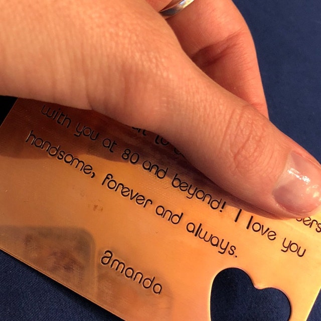 Best Gift- Anniversary Gift for Boyfriend- Permanent Love Letter