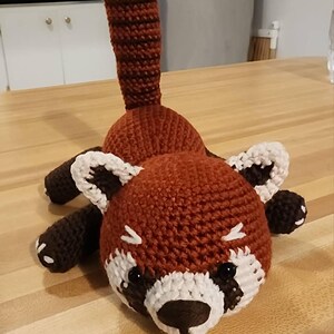 レッサーパンダのゼダ - かぎ針編みチュートリアル（フランス語/英語