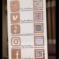 5 QR Code Sign | Social Media Signs | Payment Signs | Business Signs ...