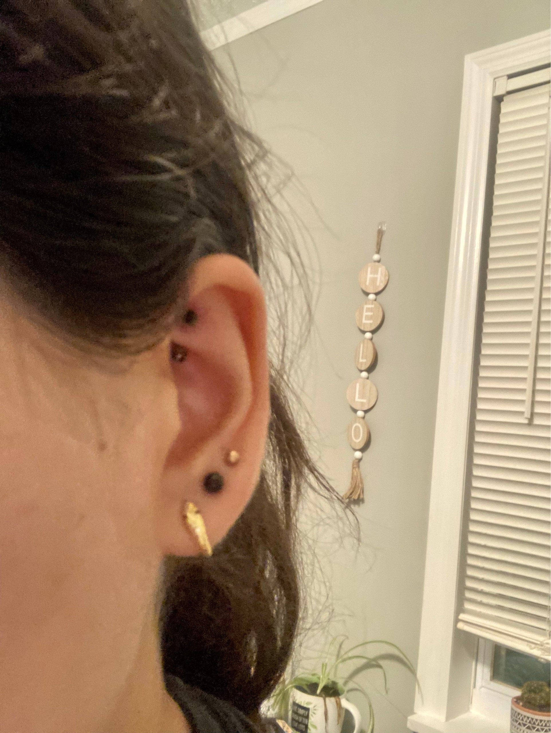 Snake Hoop Earrings - Sterling Silver Hoop earrings - Dainty Hoop earring