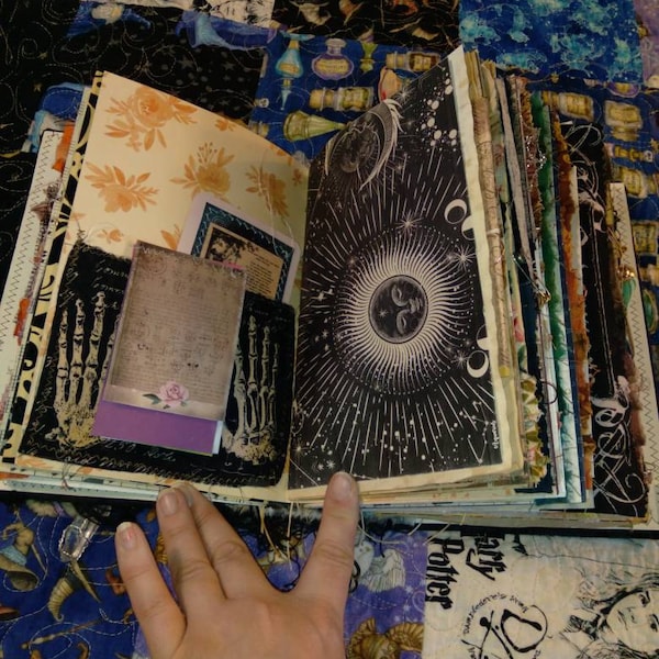Magic Junk Journal Kit, Ephemera Journal Kit, Printable Journal Pages ...