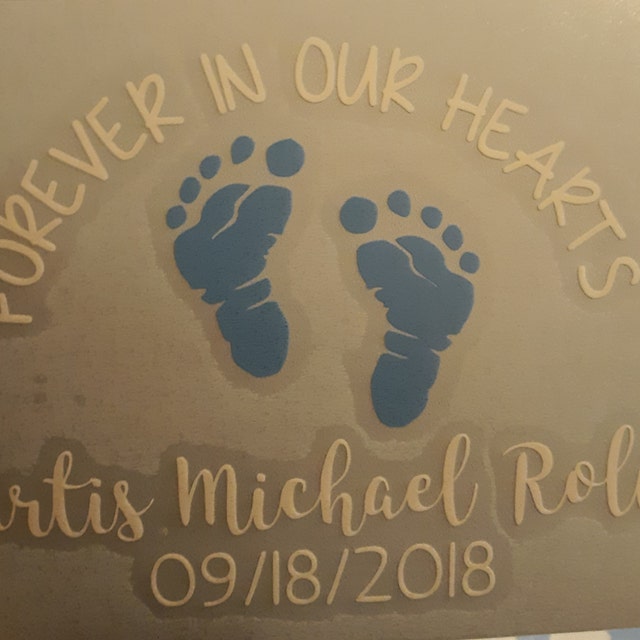 Infant Memorial Baby Memorial Gift In Memory Car Decal Etsy