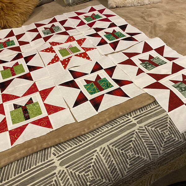 Present in a Star Block - PDF Pattern - Etsy