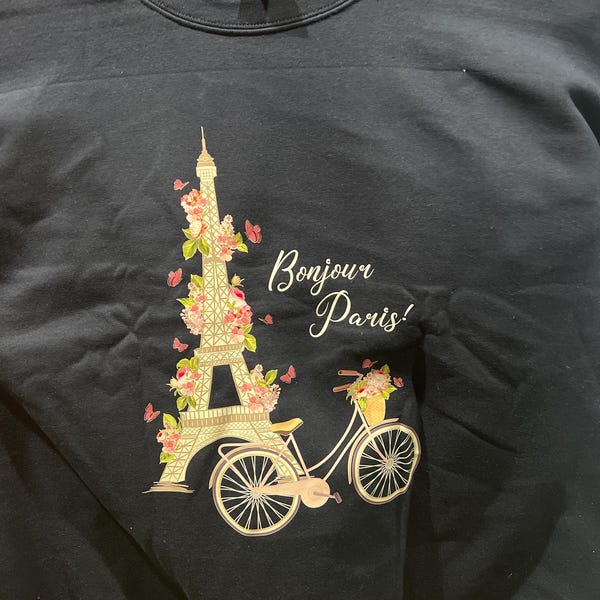 Portami a Parigi Torre Eiffel, Love Paris, regalo francese Maglietta