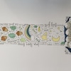Initial Doodle/initial Art Work/ A5 Art/ A5 Pen and Ink/ Black and ...
