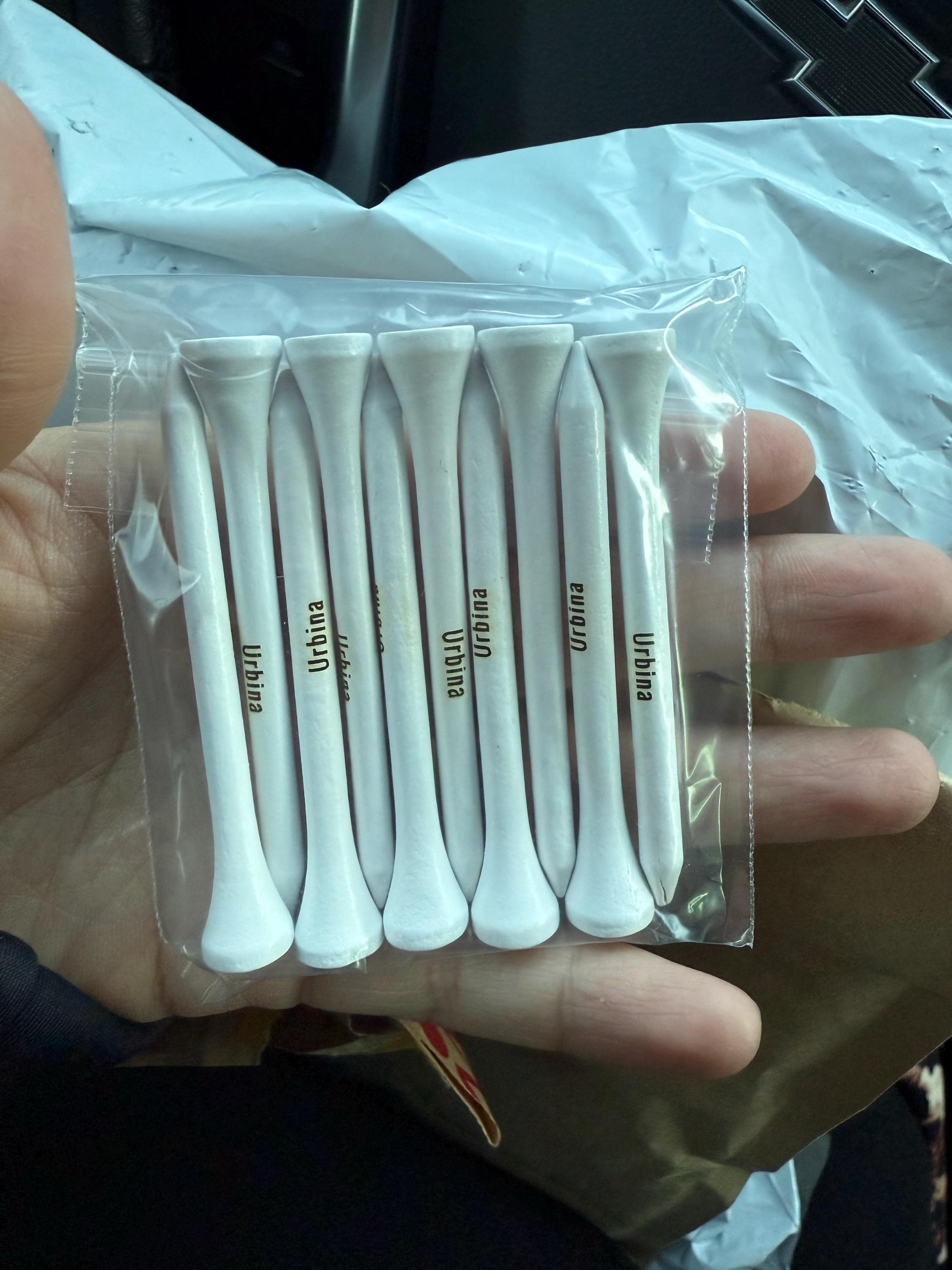 Personalized Golf Tees - Laser Engraved Golf Tee - Custom Golf Tees - 3 Golf Tee Colors - Custom Golf Gift 2.75&quot; SMALL ORDERS & BULK
