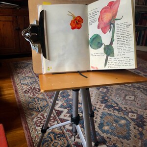 Magnetic Sketch Easel Plein Air Easel Plein Air Watercolorist Camera Tripod Easel Sketch Easel Fits On A Camera Tripod Magnetic Drawing Board C80