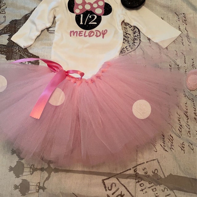 Baby Girl Half Birthday Outfit: Red Tutu, Bodysuit, Headband Set (mouse Theme) - Etsy Baby Girl Half Birthday Outfit: Red Tutu, Bodysuit, Headband Set (mouse Theme) - Etsy
