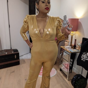 Deep V Evening Dress Jumpsuit, Gold Formal Jumpsuit, Cocktail Dresses, Sexy Party Jumpsuit - Etsy Deep V Evening Dress Jumpsuit, Gold Formal Jumpsuit, Cocktail Dresses, Sexy Party Jumpsuit - Etsy