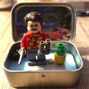 Magnum P.I. Tom Selleck Inspired Custom Figure and Accessories Etsy