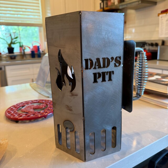 American-made Charcoal Chimney, Charcoal Grilling Gift, Heavy Duty