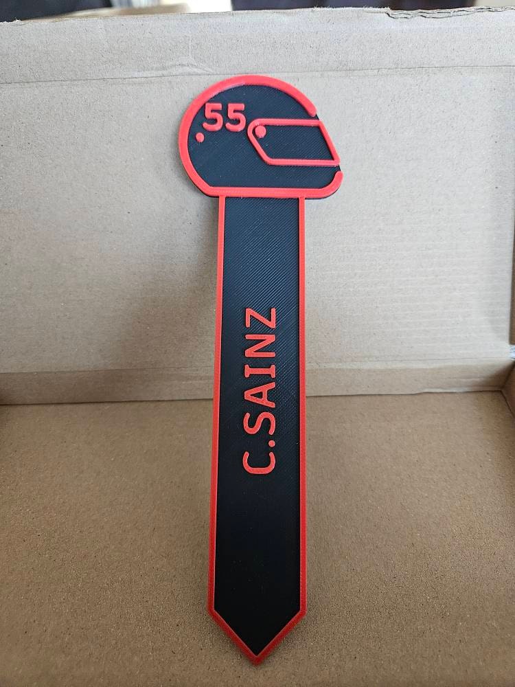 Formula 1 Inspired Driver bookmark - F1 inspired bookmark - F1 gift - Updated for 2025