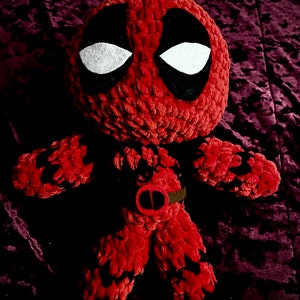 Deadpool Crochet Pattern Instant Download Amigurumi Plush Doll CROCHET ...