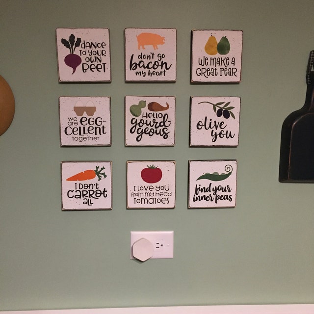 Buy Kitchen Food Pun Sign, Funny Kitchen Wall Art, Mini Kitchen Funny  Vegetable Sayings, Farmhouse Kitchen Decor, Funny Gift Wooden Sign Wall  Decor Garden Signs and Plaques Online at desertcartINDIA