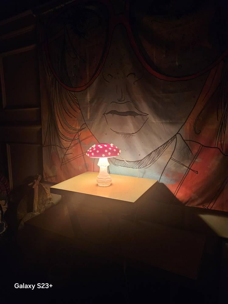 Cottagecore Mushroom Lamp