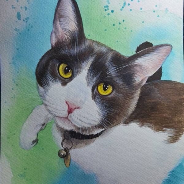 Custom Hand Painted Pet Portrait Custom Dog Portrait Custom Dog ...
