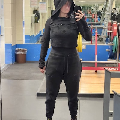 Custom Inked Long Sleeve Shrug - Hologram