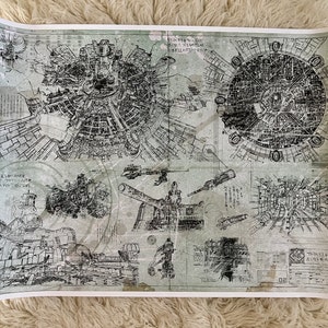 ファイナルファンタジー - ミッドガル 設計図 / エイジド仕様 (A2