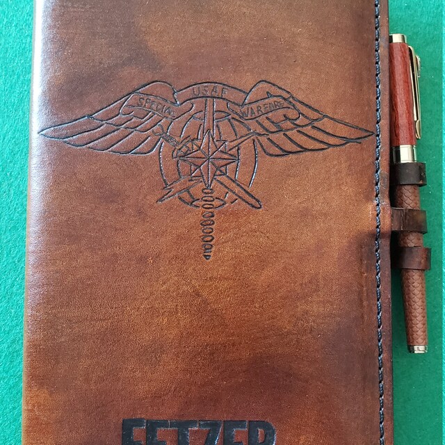 Military Green Book Covers Promotions by JsOriginalLeather on Etsy