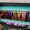 Floss Organizer KIT WITH Hanging File Tote, PLUS 4 Organizer Inserts ...
