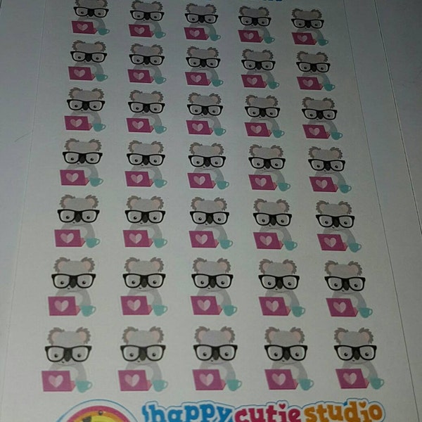 35 Cute Koko the Koala Laptop/work/computer Planner Stickers - Etsy