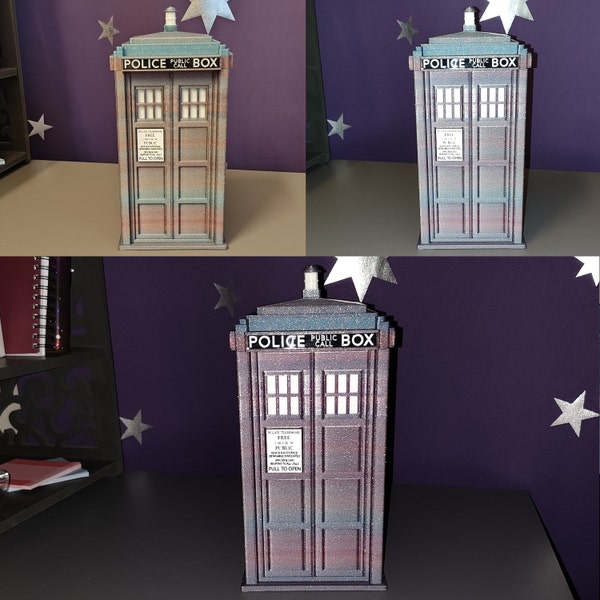 Doctor Who TARDIS, Police Box Pencil Box/desktop Organizer - Etsy