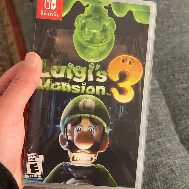 Luigi's Mansion 3 Cover Art & Replacement Case for 