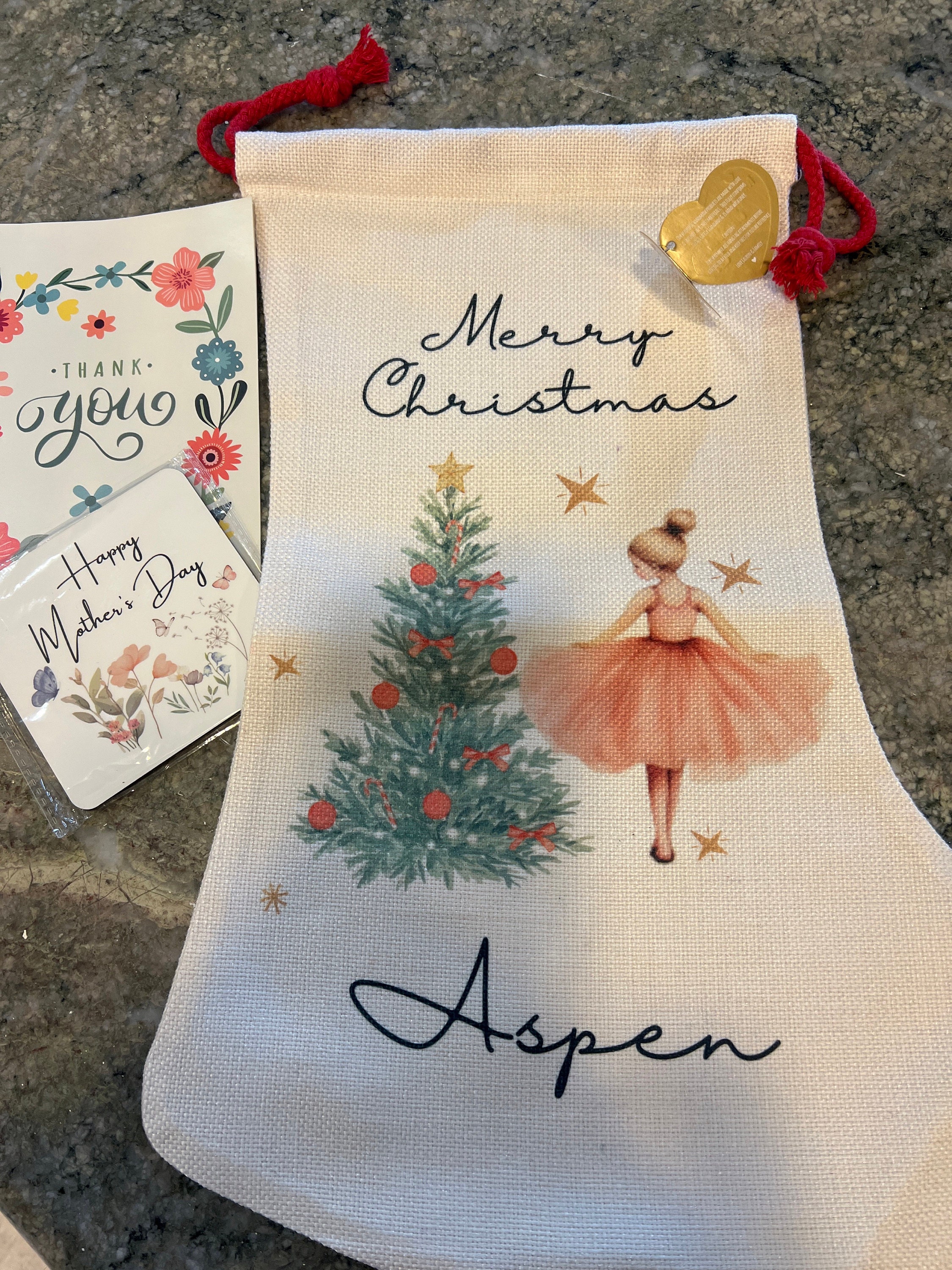Personalised Christmas Special Delivery Stocking, First Christmas Stocking, Family Christmas Stocking Set, Sugar Plum Fairy, Nutcracker