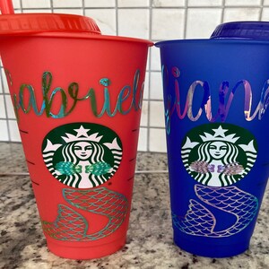 Free Free 334 Little Mermaid Starbucks Cup Svg SVG PNG EPS DXF File