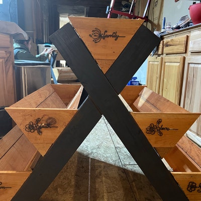 Collapsible Square X Frame Tree Collar Plans, Christmas Tree Collar ...