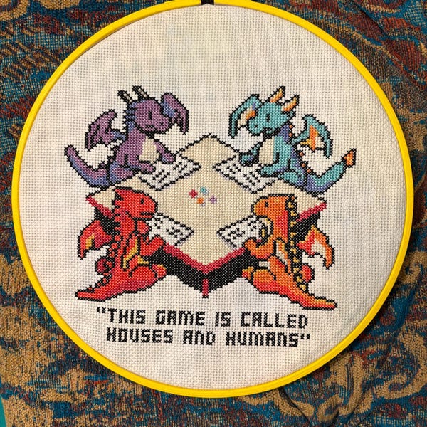 Houses and Humans Cross Stitch Pattern - Dungeons and Dragons PDF ...
