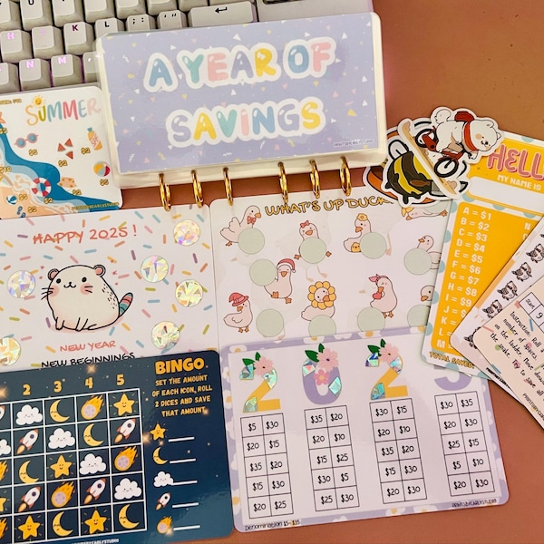 Name Saving Physical Laminated Tracker A6 Physical Tracker Australia ...