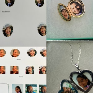 Print Your Own Locket Photos, Do It Yourself Photo Locket, Digital ...