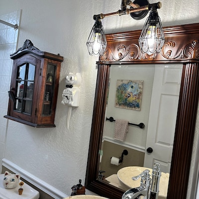 Wall Lighting Rustic Bathroom Wall Lights - Etsy