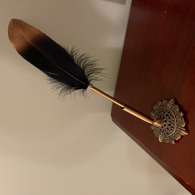 Fancy Quill Set (Black Feather) – The Witches Resistance