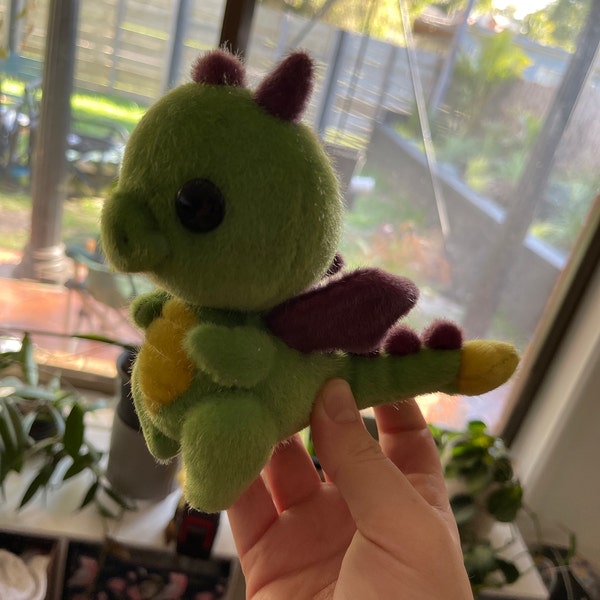 Dragon PDF Sewing Pattern Video Tutorial DIY Stuffed Toy Pattern Kids ...