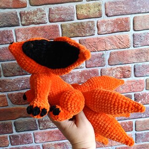 Mimi the Gumiho Crochet Pattern, Nine Tailed Fox Amigurumi