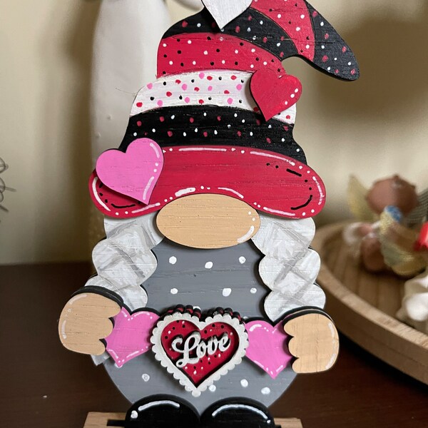 Add-on Interchangeable Gnome SVG File | Valentine | Laser Cut File ...
