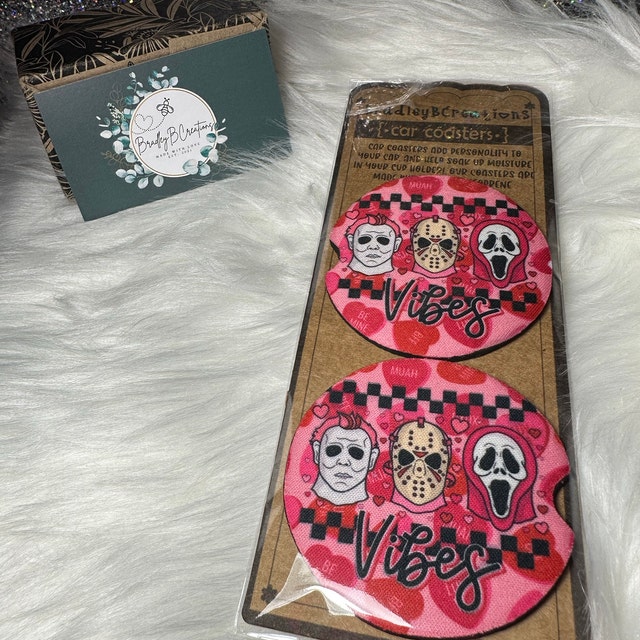 Funny Ghost Skull Car Cup Holder Coasters For Women Cup - Temu