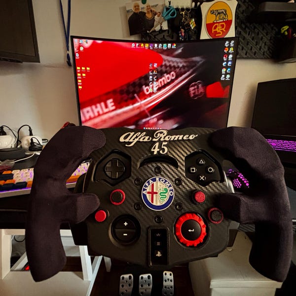 Logitech G920 Add Logitech G29 G923 G920 F1 Add on Steering Wheel 3D Printed Personalized ...
