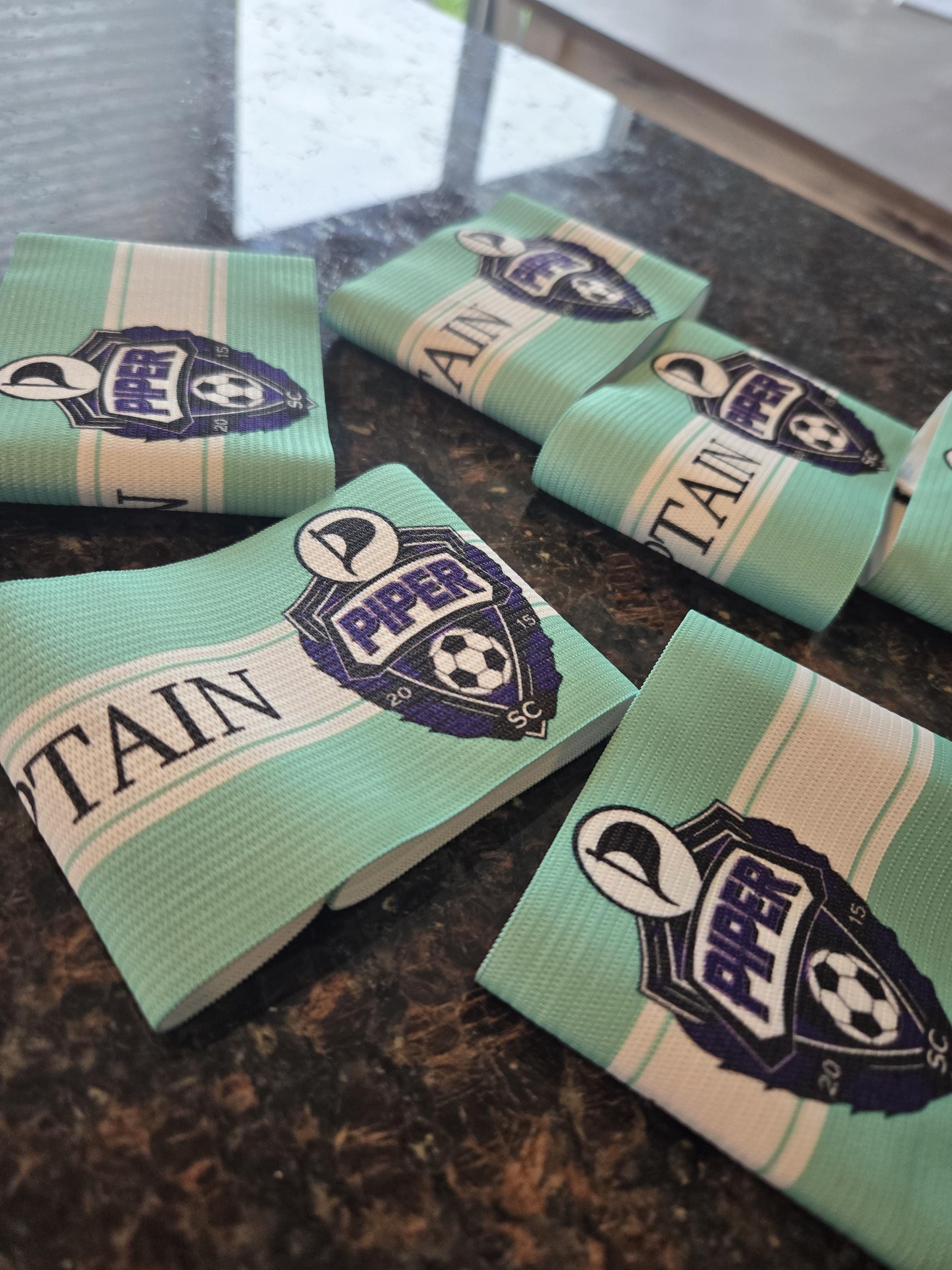 Personalised Captain&#39;s armband| Bespoke armband| Cycling armband| Charity Armband|