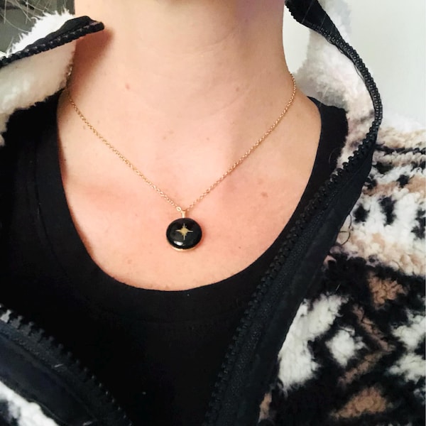 Antique North Star Locket