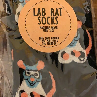 Lab Rat Socks Multipattern - Etsy