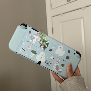 Starry Forest Winter Husky Case for Nintendo Switch 2, OLED, Lite