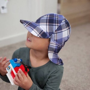 Sun Hat With Neck Flap Sewing Pattern PDF Sewing Pattern hat