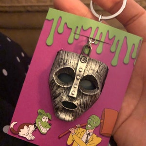 The Mask Keychain | 90s Movie Comedy Film Replica - Etsy 日本