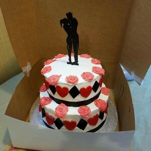 Wedding Cake Topper Joker Harley Quinn Silhouette Etsy Ireland