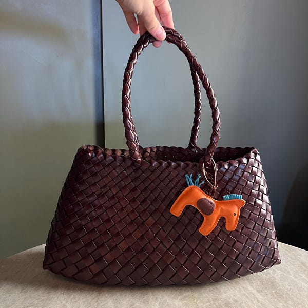 Pony Bag Charm - Chocolate Brown main image 1