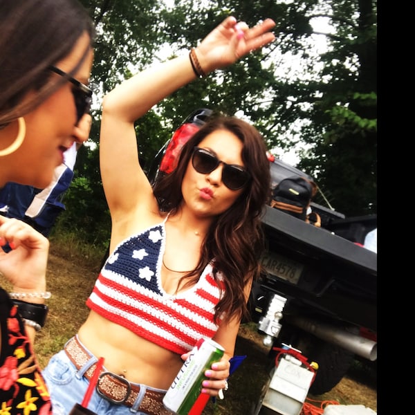 Flag Crop Top